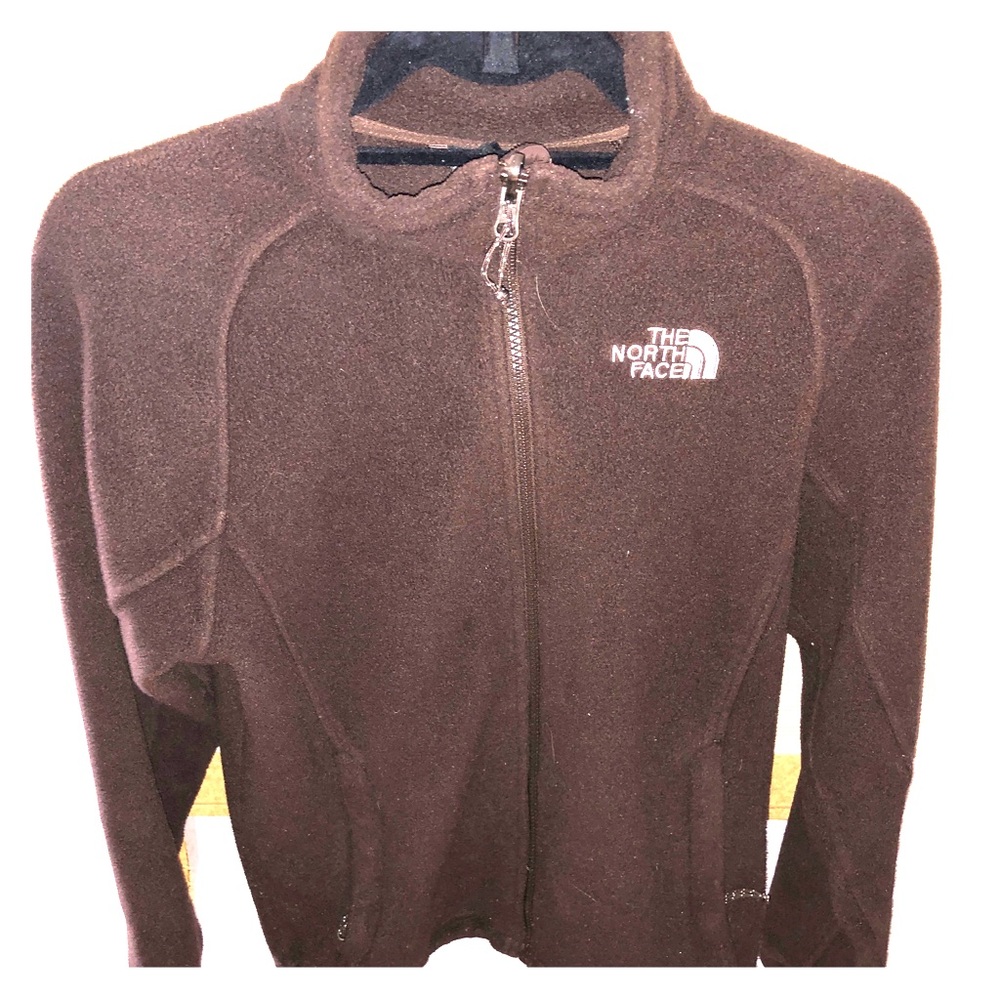 Brown North Face Jacket - zip up